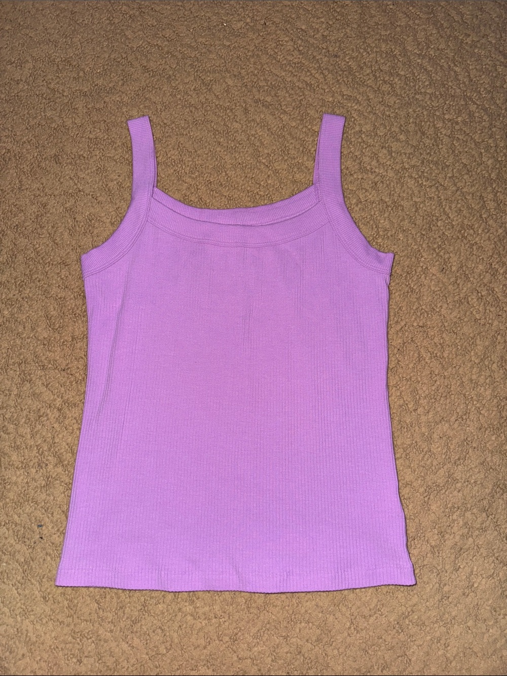 American Eagle Lavender Ribbed Tank Top